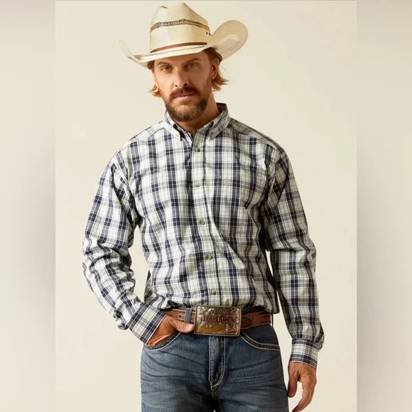 Men’s Ariat Pro Series long sleeve shirt - Picture 5 of 6